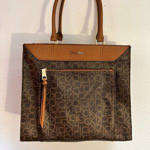 Calvin Klein | Signature Monogram Key Item Satchel